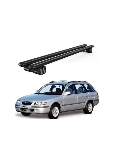 Pençe Mazda 626 Sw 1997-2003 Uyumlu Siyah Ara Atkı Port Bagaj Tavan Barı