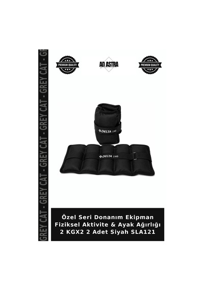Özel Seri Donanım Ekipman Fiziksel Aktivite & Ayak Ağırlığı 2 Kgx2 2 Adet Siyah Sla121