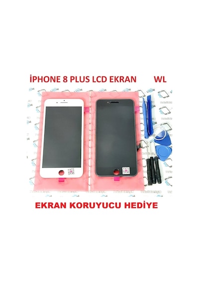 Apple Uyumlu iPhone 8 Plus Lcd Ekran Dokunmatik (LW) (Montaj Seti)-(Tkgz4)