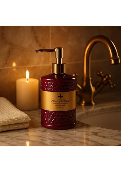 Savon De Royal Luxury Vegan Sıvı Sabun Baroque Pearl 500 Ml, Meyvemsi, Yasemin, Vanilya, Sandal