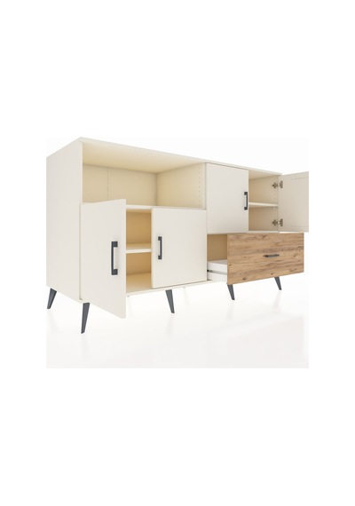 Kronos Konsol 4 Raflı Tek Çekmeceli 4 Kapaklı 176x59x99 Aytaşı-ay Aytaşı-aytaşı/çam Kronos Konsol 4 Raflı Tek Çekmeceli 4 Kapaklı 176x59x99 Aytaşı-ay Aytaşı-aytaşı/çam