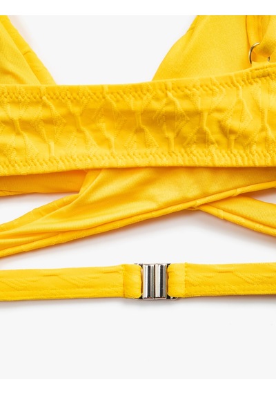 Koton Çapraz Bağlamalı Bikini Üstü Sarı 2sak10184bm 2SAK10184BM151