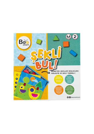 3 Adet Bee Smart Şekli Bul Eğitici Oyun