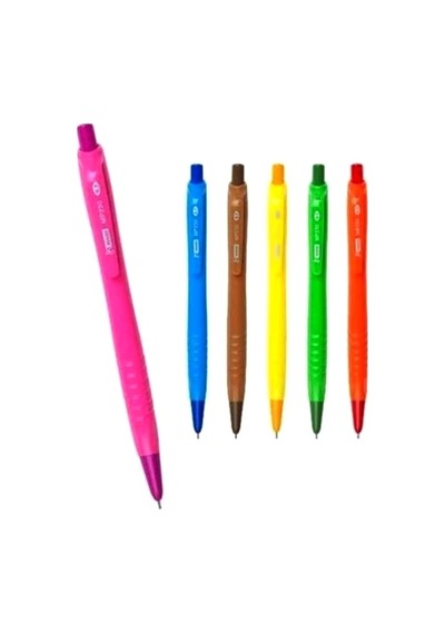 Mikro Versatil Kalem 0,7 Uçlu Kalem Mp-230 - 6 Adet Çok Renkli