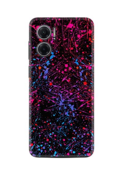 Xiaomi Redmi Note 11e Kılıf Silikon Desen Özel Seri Boyalar 1660