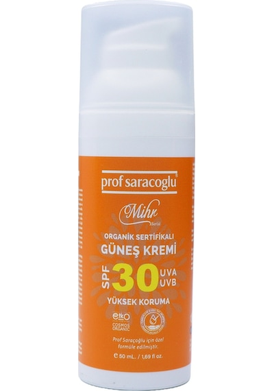 Prof Saraçoğlu Mihr Organik Güneş Kremi SPF30 50 ML