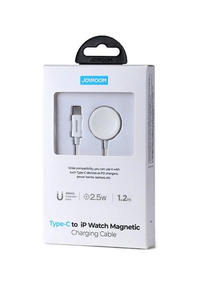 Joyroom Manyetik Type-c Giriş Apple Uyumlu iPhone Watch Kablosuz Şarj Aleti