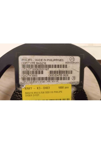 Bas216 85v 0.25a Sod110 Phılıps Diyot 100 Adet