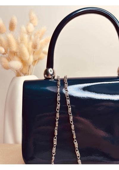 Elora Atelier Elora Gloss Lacivert Çanta Çok Renkli