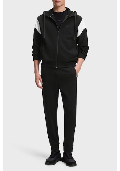 Boss Pamuklu Regular Fit Lastikl Paça Jogger Pantolon Erkek Pantolon 50566830 001 Siyah