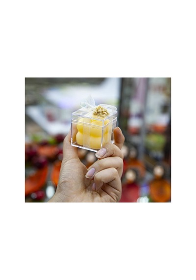 Hediyelik Kare Mika Kutu 4x4x4 Cm- 25 Adet