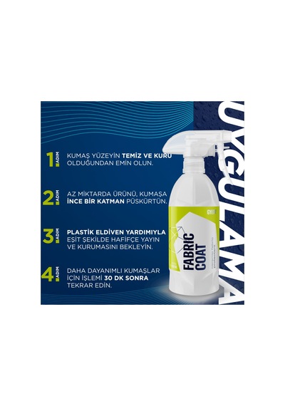 Gyeon Q² Fabriccoat Araç Kumaş Koltuk Tente Koruyucu - 400 Ml - S