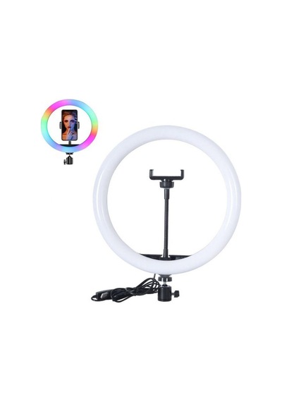 Juo Mj20 RGB Ring Light 20Cm Led Video Işığı Ayak Dahil