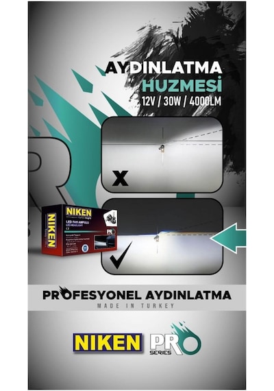 Niken H10 Led Xenon Pro Serisi 32W 8000 Lm