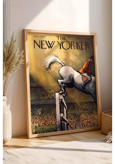 The New Yorker Çerçeveli Tablo November 9 1957