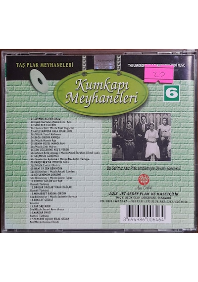 Plak Değildir Cd Dir Cd Kumkapı Meyhaneleri Sevilen Meyhane Şar