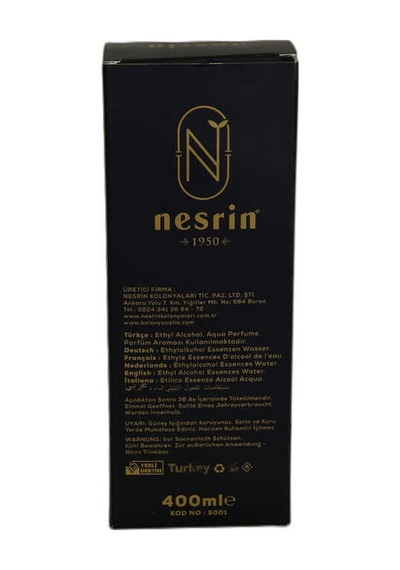 Safran Kolonyası 80 Derece Özel Seri Kutulu Pet Şişe 400 Ml - Eau De Cologne
