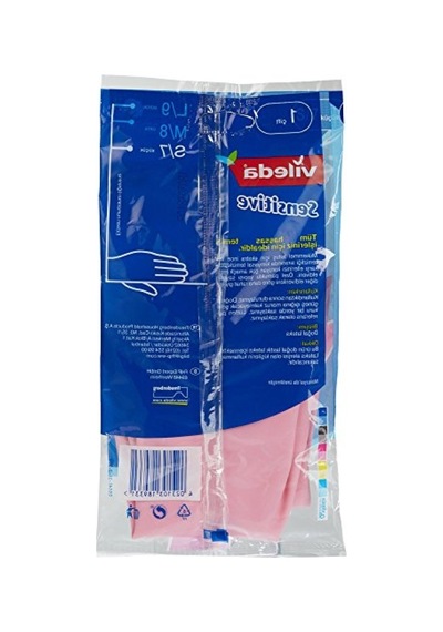 Duyarlı Temizlik Eldiveni - %100 Doğal Lateks, S Boy 50 x 22