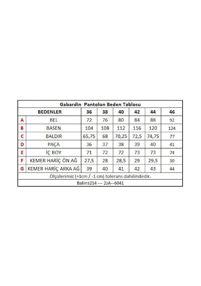 Balins Kadın Poplin Gabardin Pantolon Turuncu Kiremit