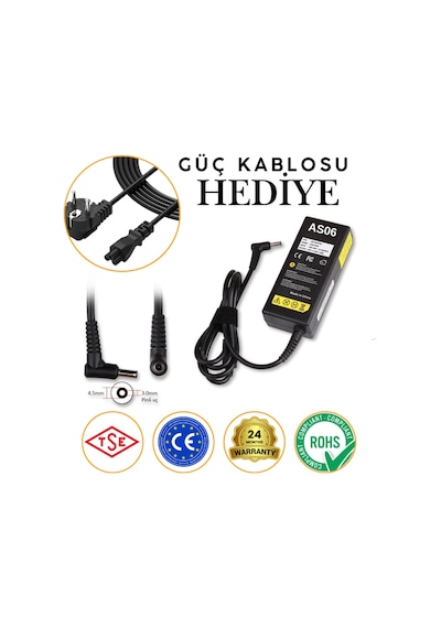 Asus Vivobook 15 D1502 X1502z F1504z M1502y X1504z İle Uyumlu Notebook Adaptör Şarj Cihazı