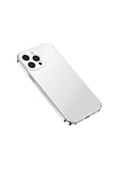 Apple Uyumlu iPhone 13 Pro Kılıf Zore Bobo Kapak Gümüş
