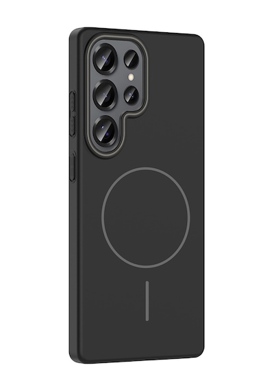 Galaxy Uyumlu S25 Ultra Kılıf İnce Magsafe Kamera Yükseltili Yumuşak Silikon Pazarplus Desert Titanyum