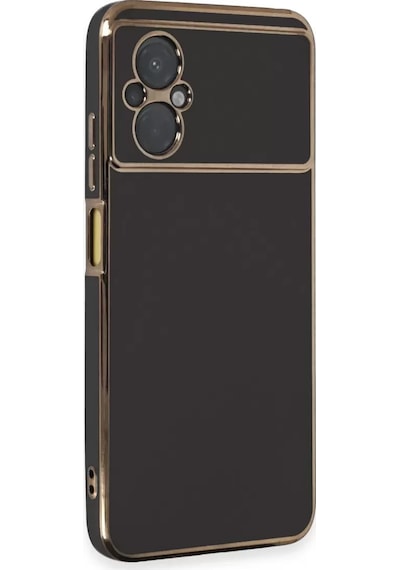 Newface Xiaomi Poco M5 Kılıf Volet Silikon - Siyah