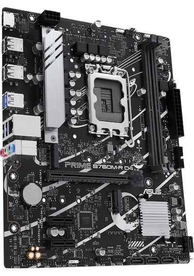 Asus Prime B760M-R D4 Intel B760 5333 MHz (OC) DDR4 Soket 1700 mATX Anakart