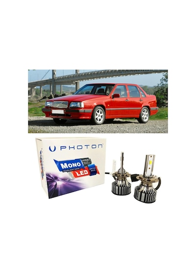 Volvo 850 Led Xenon Uzun+kısa Far Ampulü H4 Mono Yeni Seri Beyaz