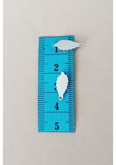 Oya Abiye Bileklik Kolye Pleksi Metalik Plastik Pul Gümüş Renk 8 Gram 70 Adet - Bnc512
