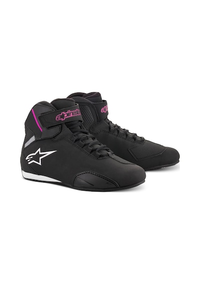Alpinestars Stella Sektor Korumalı Kadın Motosiklet Botu Fuşya - Siyah