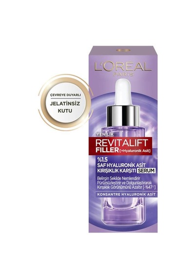 True Match Nude Fondöten Serum 0.5-2 Very Light & Revitalift Filler %1.5 Saf Hyaluronik Asit Serum pktfndtnsrmastsrm-8982