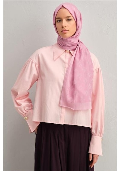 Armine Tensel Ipek Şal 1 32110 Pembe