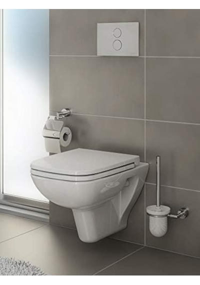 Minimax A44790 Tuvalet Fırçalığı, Krom 508 Yeşil