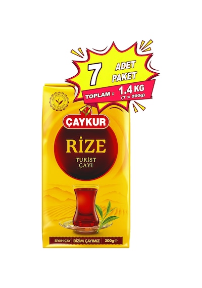 Rize Turist Dökme Çay 200 Gr. Yedili Paket