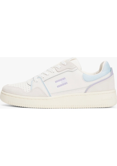 Tommy Jeans Tjw Retro Basket Sneaker Kadın Beyaz Sneaker En0en028180k9 Beyaz