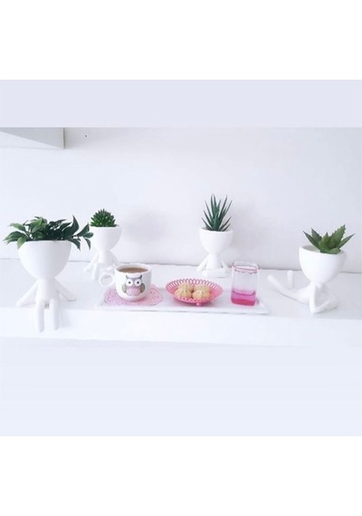 İnsansı Saksı 4 Lü Set