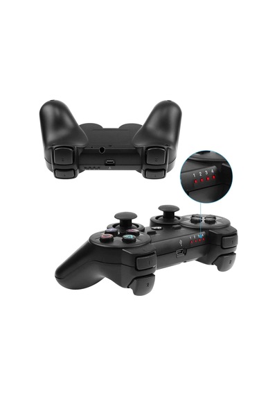 Ps3 Doubleshock Siyah Bluetooth Wireless Controller Oyun Kolu Ps3