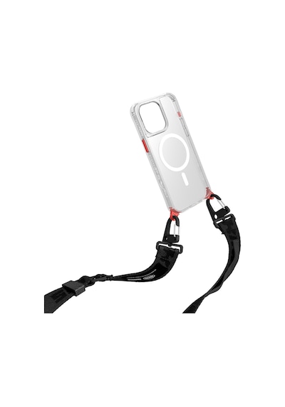 Skinarma Scout Xe Serisi Logolu Ayarlanabilir Telefon Boyun Askı Kayışı Siyah