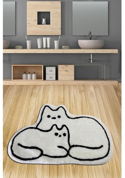 Ragdoll Beyaz 70X110 Banyo Halısı