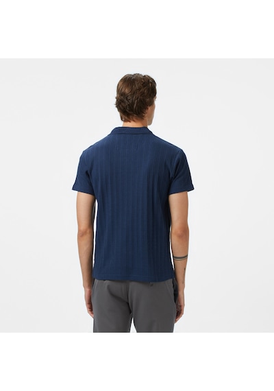 Nautica Erkek Lacivert Classic Fit Polo Yaka T-shirt Düz K55560t Lacivert