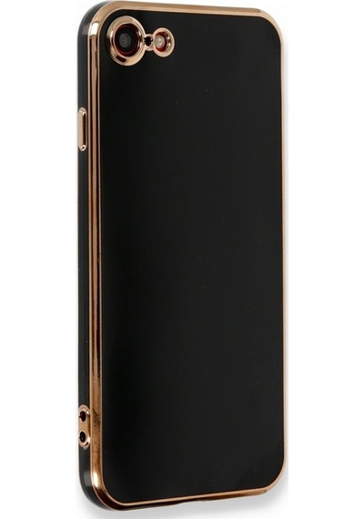 Apple Uyumlu  iPhone 7 / 8 / Se 2020 Kılıf Luxury Seri Kamera Korumalı Silikon Kapak