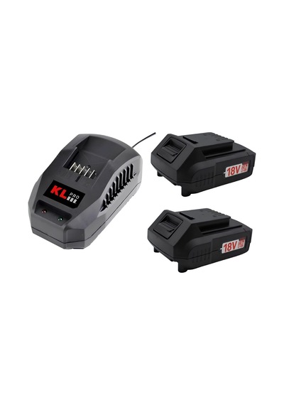 Klpro 2 Adet 18v 2.0ah Akü + 1 Adet 2.4a Şarj Cihazı Set Klaset18-20