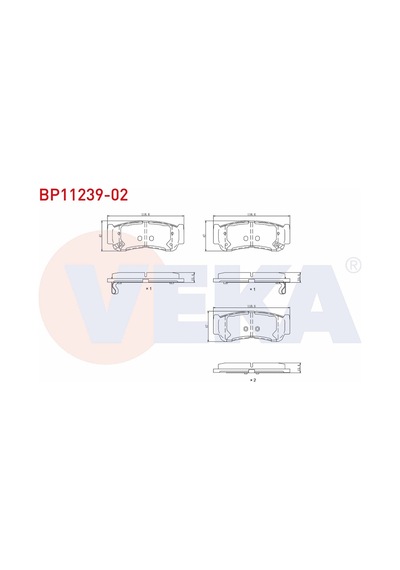 Disk Balata Hyundai Santa Fe, H1, Ssangyong Arka - Veka