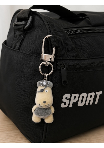 Milo Peluş Köpek Charm Anahtarlık Sevimli Mini Peluş Anahtar Aksesuarı Hediye