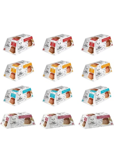 Revelations Mousse 4 Çeşit Kedi Konservesi 2 X 57 Gr. 12 Li Paket