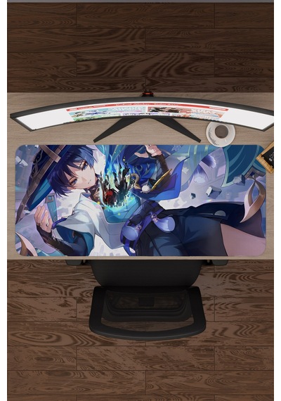 Wanderer Genshin Impact Anime Gacha V3 - 90x40 Xxl Gaming Mouse Pad Fare Altlığı
