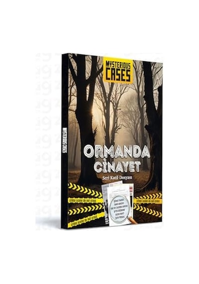 Cases Ormanda Cinayet, Seri Katil Dosyası, Dedektif Kutu Oyunu, Cinayet Gizemi Temalı, 16+ Yaş, 1-5 Oyuncu