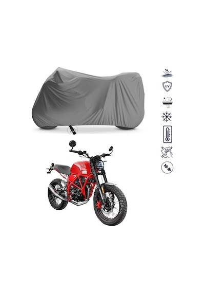 Yuki ZY125-15A Scrambler MOTOSİKLET BRANDA SU GEÇİRMEZ MOTOR BRANDA