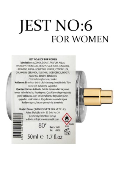 Jest No:6 Edp For Women